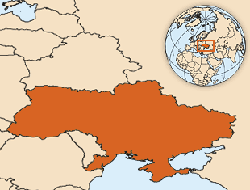 Украина на карте